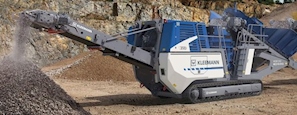 New Kleemann Mobicone Crusher working